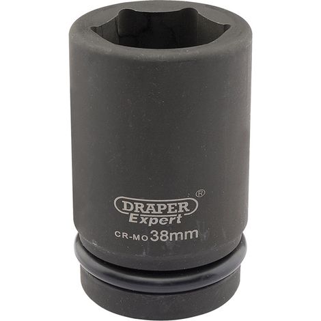 Draper 38mm Hi-Torq® Metric Deep Impact Socket, 1-Inch Square Drive, Heavy-Duty Impact Tool (1/5)