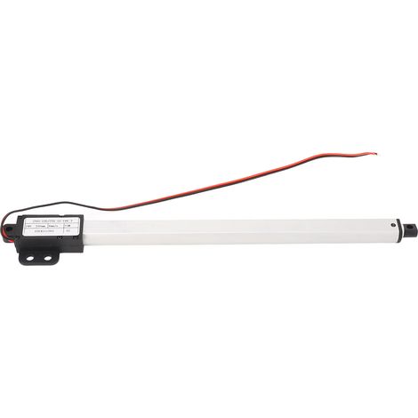 Vérin électrique linéaire compact 200mm course 70N 24V CC 8mm/s avec équerre pour canapé robot bureau TV armoire fenêtre (1/5)