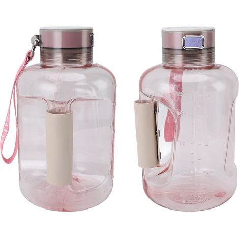 Bouteille d'eau à hydrogène 1,5 L Technologie SPE PEM 1300 ppb à 1800 ppb Bouilloire de sport portable avec générateur riche pour la famille et le fitness Rose (1/5)