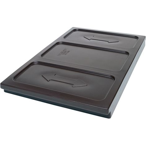 Plaque de séparation de t° pour UPC1200 - 53 x 33.5 x 3.5 cm - Marron - Lot de 2 - Cambro