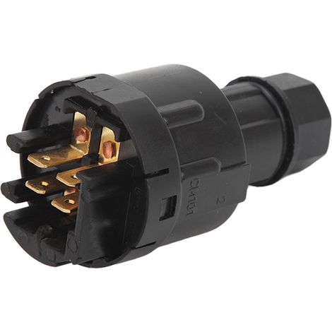 Interrupteur de démarrage 57590 23342 71 robuste et fiable, contacteur d'allumage avec 2 clés pour chariot élévateur séries 7 et 8, performance stable et efficace. (1/5)