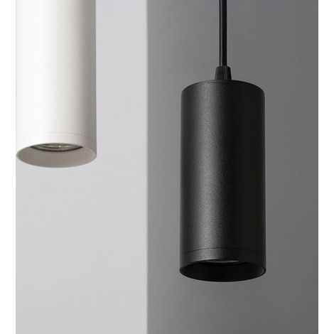 Lámpara Colgante de Metal Cuarzo Blanco (1/5)