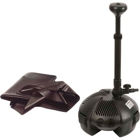 Kit Completo per Laghetto Pompa + Telo in PVC 1500 lt/h Rama Lagomax (1/2)