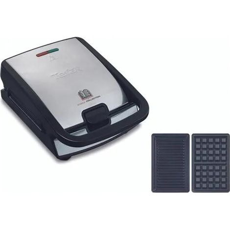 Tefal Snack Collection SW857D12 inox y negro