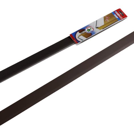 Brauner, flexibler Zugluftstopper unter der Tür, 1 m