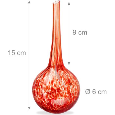 Set di 2 sfere da irrigazione decorative per piante da interno 15 x 6 cm irrigazione prolungata in vetro trasparente 130007246