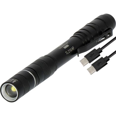Brennenstuhl TL210 AF LED Taschenlampe mit USB-Schnittstelle akkubetrieben 200 lm 13 h (1/5)