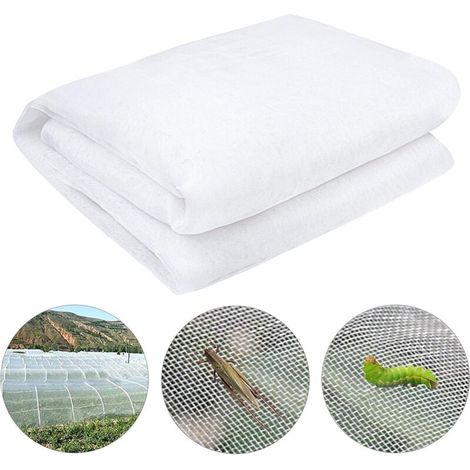 Insektenschutznetz, Gartennetz 3 x 5 m, Vogelschutznetz, Insektenschutznetz für Gemüsegarten, Gartennetz zum Schutz von Pflanzen, Gemüse und Obst