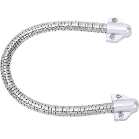 Pasacables Flexible para puerta Plateado 9 mm