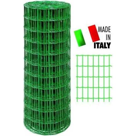 Red electrosoldada tipo Italia 75X60 plástico Mt.25 H. cm. 60