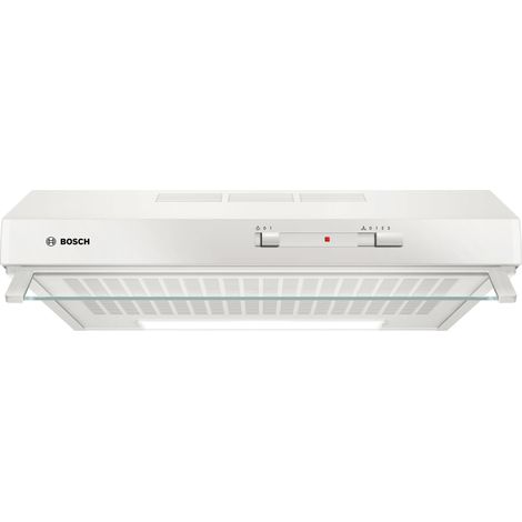 Bosch – Hotte casquette sous-meuble 60cm – Éclairage LED – Aspiration évacuation extérieure – Filtre à graisse inclus (1/6)