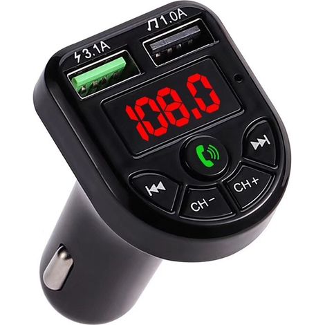BTE5 Autoradio mit MP3/FM-Player und Bluetooth-Ladegerät, Bluetooth-Freisprecheinrichtung – Verpackung nicht enthalten, OPP-Beutel (1/3)