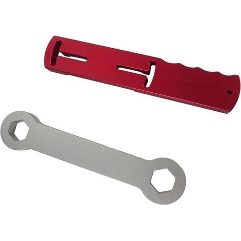 Clé à couvercle de chlorinateur pour Pentair Rainbow 300 320 - Kit ouvre-écrous boîtier en aluminium (1/5)