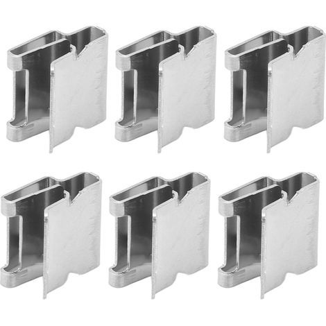 Lot de 100 clips de câble pour panneaux solaires, en acier inoxydable, pour systèmes photovoltaïques. Accessoires de montage. (1/5)