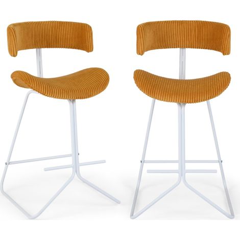 COSTWAY Set di 2 Sedie da Pranzo Imbottite (1/5)