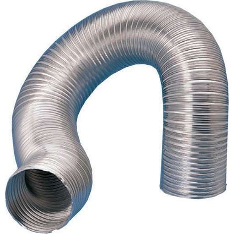 Econoname – Gaine VMC aluminium semi-rigide 3m – Diamètre 125mm – Classement A1/M0 – Conduit pour réseau aéraulique