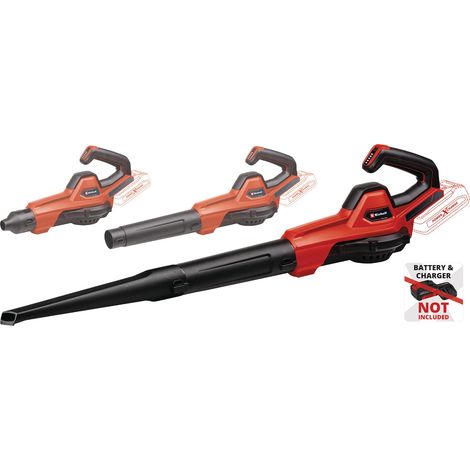 Einhell Souffleur sans fil GE-UB 18/250 Li E-Solo PXC (18 V, vitesse d’air 250 km/h, tube en 3 parties) Livré sans Batterie et sans Chargeur (1/5)