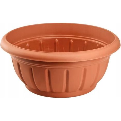Pot de fleurs en plastique imitation terre cuite Verona, 26 x 12 cm