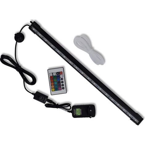 Lampe à bulles LED vidaXL pour aquarium RGB 48 cm (1/5)