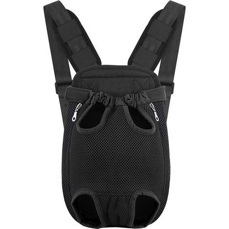Sac à dos pour animaux de compagnie, sac à dos ajustable pour chats et chiens, pattes libres, facile à adapter pour les voyages, la randonnée et le camping (1/5)
