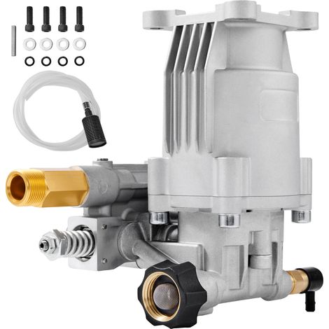 Mophorn Pompa per idropulitrice con albero orizzontale da 19,05 mm, pressione massima di 3400 PSI e portata di 2,5 GPM, ideale come kit di ricambio per idropulitrici compatibili con Honda (1/5)