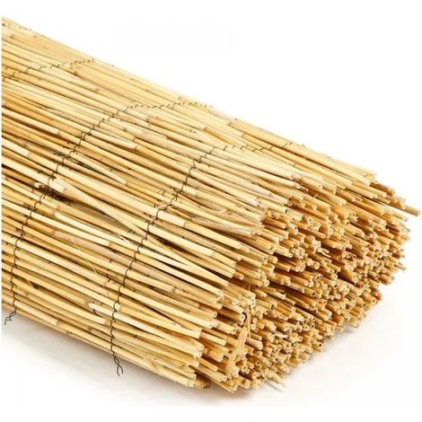 Cerca ideal-garden natural reed screen 5 x 100 cm ligera duradera (1/3)