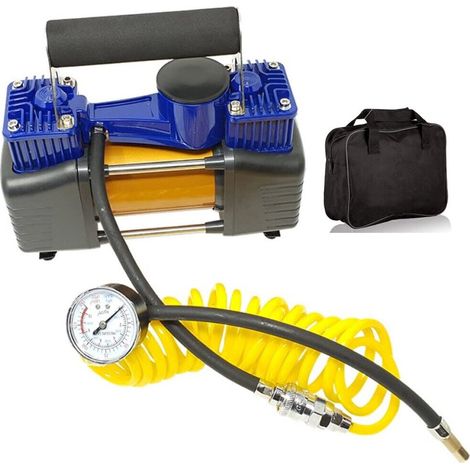 Compressore portatile 2 cilindri per auto camper 12V 150PSI 85L/Min RVAC12 (1/5)