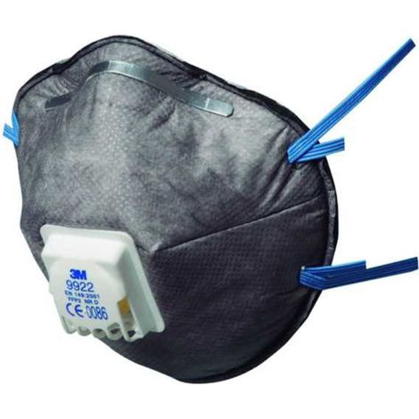 Mascarilla FFP2 con Válvula 9922 10 Uds. 3M