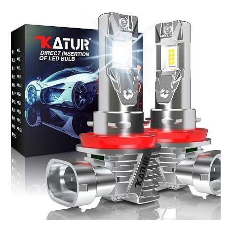 H11 LED Bulb 16000LM H11 Car Headlights 6000K White H9 H8 LED Car Plug and Play 1 1 Replaces Halogen and Xenon Lamps (1/5)