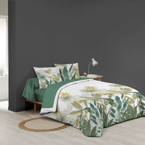Parure de lit 6 pièces OTIKA– 240 x 220 cm – 100% coton – 42 fils/cm² (1/4)