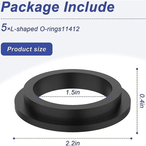 Joints toriques de Rechange pour Piscine Intex - en Caoutchouc - pour Pompe à Sable Intex 26323CA, 26323EH, 26331CA, 26331EH, 26337EH (1/4)
