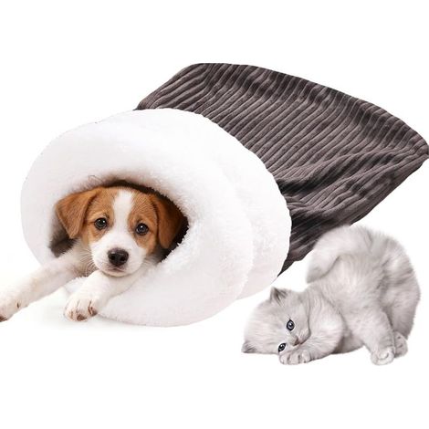 Weicher und warmer Höhlen-Katzenschlafsack für Welpen (1/5)