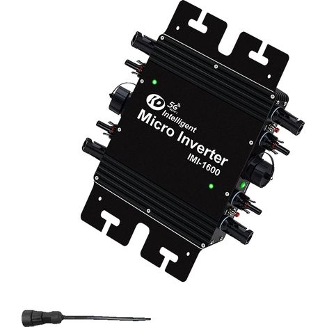 Onduleur Solaire, Technologie MPPT, Surveillance en Temps Réel, Inverter 1600W, 230V, DC 20-50V (1/2)