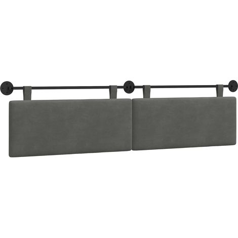 Maison Exclusive - Hängendes Kopfteil Dunkelgrau Cordstoff (1/5)