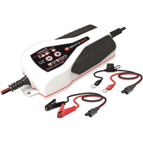 Chargeur et maintien de batterie 1a 12v, pour batterie plomb/lithium (1/2)