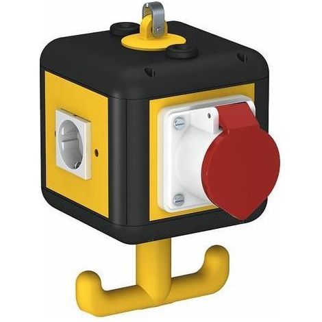 OBO BETTERMANN Energiewürfel Kst sw IP20 1x16A5p400V 3Steckd VH-43SD1C16 (1/5)