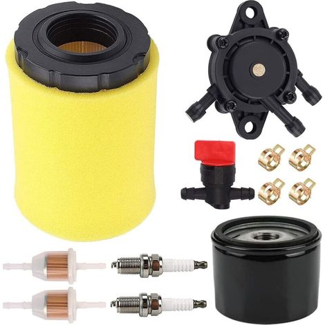 796031 MIU14395 Filtre à air de rechange pour tondeuse à gazon 591334 492932 696854, pour L105 L107 L108 LA135 D100 D110 D125 D130, avec filtre à huile de pompe à carburant (1/5)