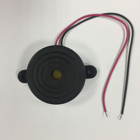 Buzzer piézo RS PRO 81dB impulsion rapide, 20V c.c. max, Montage à visser