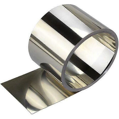 Bande en acier inoxydable 301, 0,4 mm x 35 mm x 1000 mm, tolérance de précision, feuille résistante aux rayures. (1/5)
