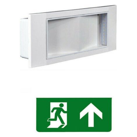 NOTAUSGANGSLEUCHTEN-ANZEIGEN, GERADES, WEIßES LED-SICHERHEITSLICHT