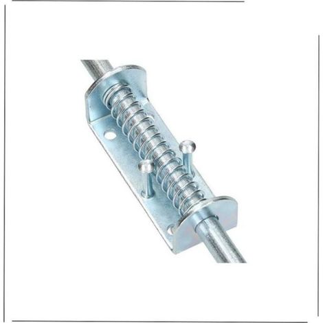 Verrou à ressort 220 mm – Sécurité renforcée pour portail et porte (1/5)