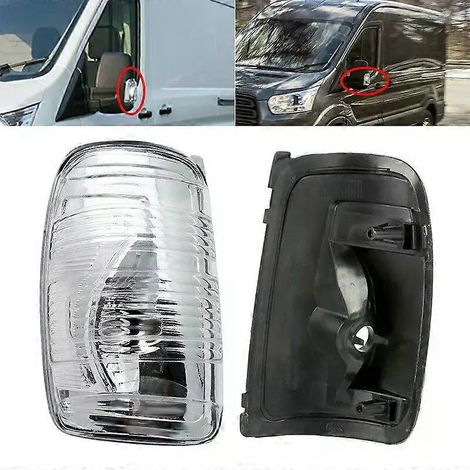 Cache de clignotant de rétroviseur blanc pour Ford Transit MK8 2014 - Accessoires auto JXLGV (1/5)