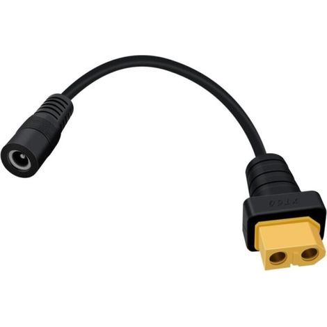XT60 auf DC 5,5 x 25 mm Adapterkabel für TS100 Solarladegerät, 30 cm (DC-Buchse auf XT60-Buchse) (1/5)