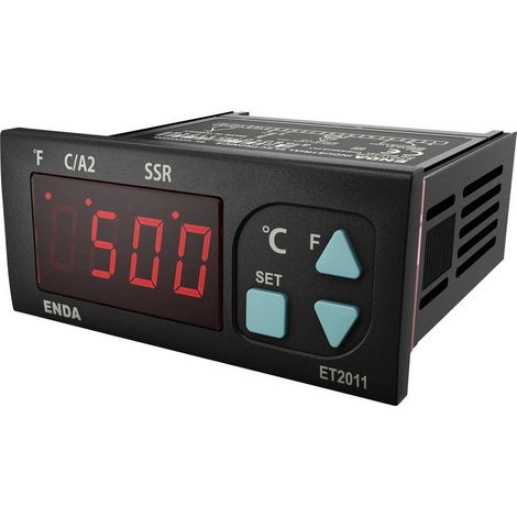 Enda PID Termostato Pt100 -200 fino a 600 °C (L x L x A) 71 x 77 x 35 mm