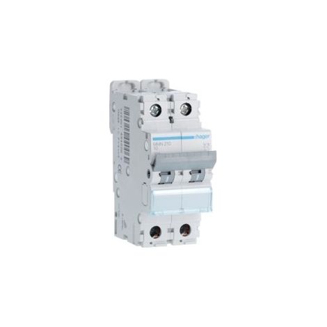 Disj.mag.2P 25kA 10A 2m - DISJONCTEURS MULTI. HAGER MMN210 (1/2)
