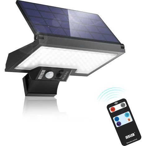 Lampe Solaire Extérieur, 108LEDs Projecteur LED Detecteur De Mouvement, 2600mAh, 4 Modes, Applique Murale De Sécurité étanche Sans Fil (1/5)