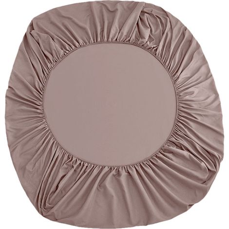 Housse De Matelas - Élastique 4 Directions - Adaptée Matelas Jusqu'à 30 cm - Pour Lit King Size 138x190 cm - Couleur Kaki - 1 Pièce (1/5)