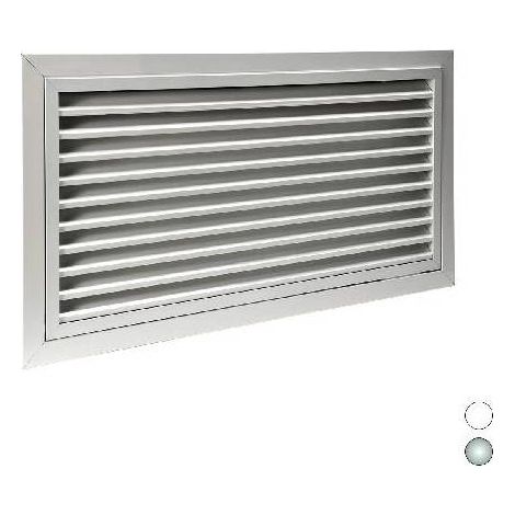 GRILLE DE RÉCUPÉRATION PORTE-FILTRE À AILETTES FIXES Dimensions : All. RAL9016 mm 600 x 300