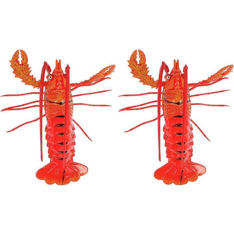 Lot de 2 aimants pour réfrigérateur en forme de homard 3D - Décorations pour réfrigérateur (1/5)
