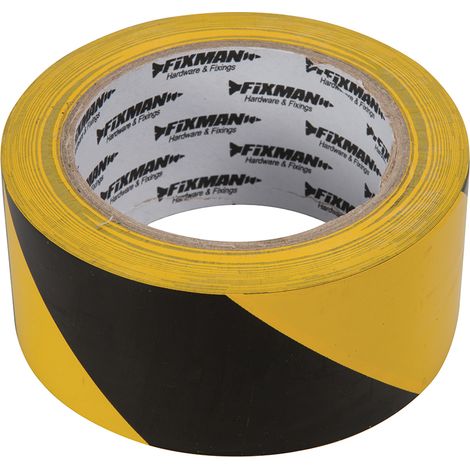 Ruban de signalisation de danger 50 mm x 33 m, Jaune et Noir
